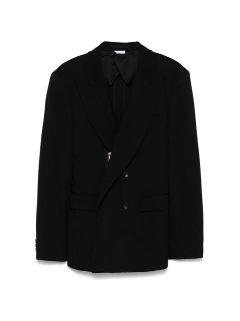 double-breasted blazer