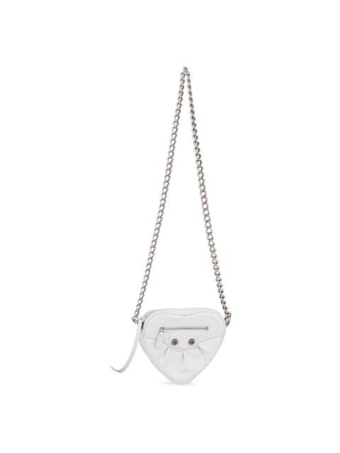 Balenciaga Cagole Heart Mini Bag 'Optic White'