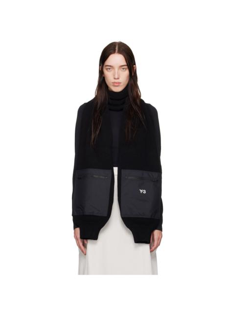 Y-3 Black Sleeve Shawl