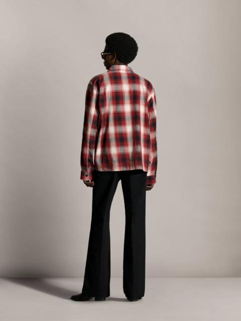 AMIRI OVERSIZED FLANNEL SHIRT