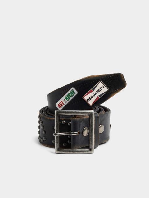 DSQUARED2 VINTAGE BUCKLE BELT