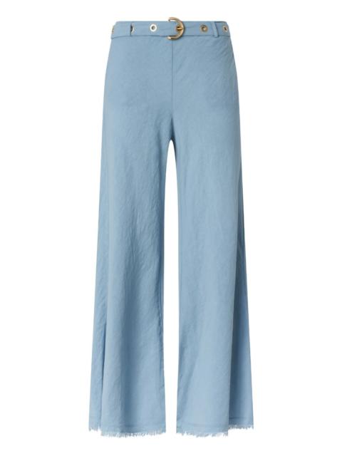 PINKO fringed belted trousers