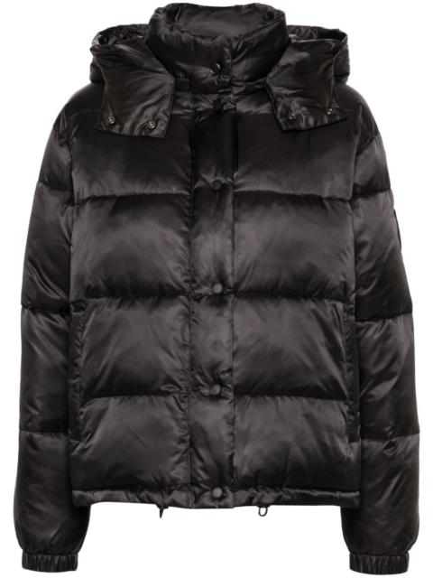 PINKO Love Birds-patch puffer jacket