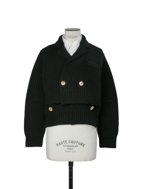 sacai Wool Knit x Suiting Jacket
