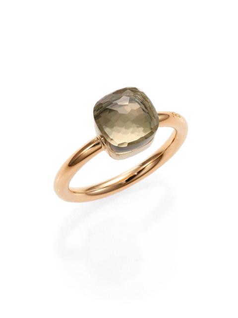 Pomellato Women's Nudo 18K Rose Gold & Prasiolite Petite Square Ring - Rose Gold