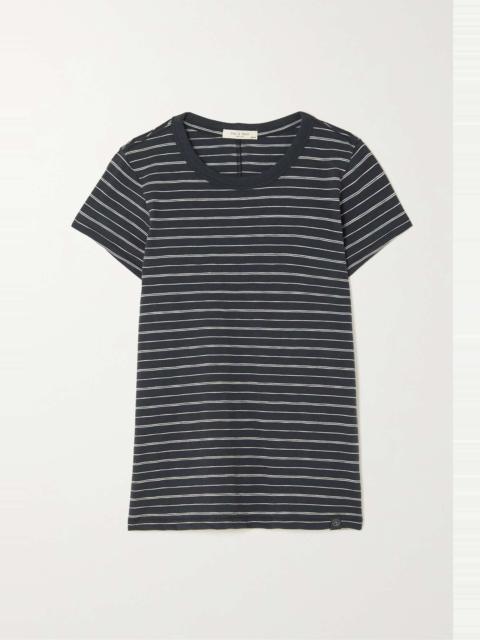 rag & bone Slub striped organic Pima cotton-jersey T-shirt
