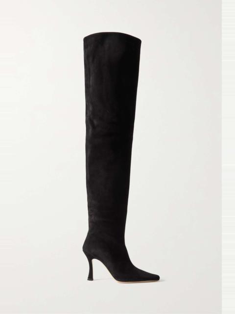 STAUD Cami suede over-the-knee boots
