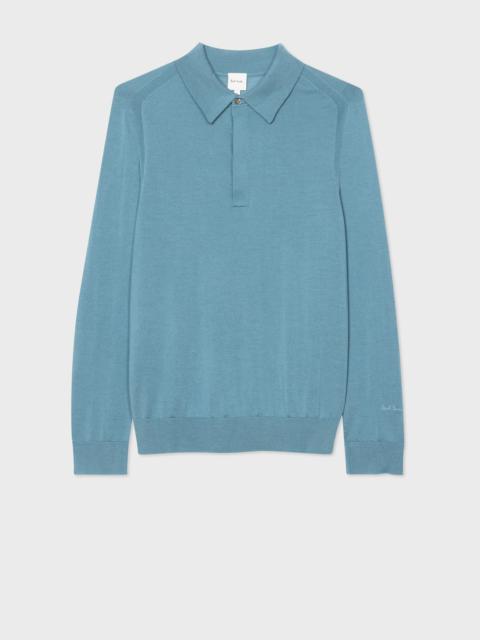 Merino Long-Sleeve Polo Shirt