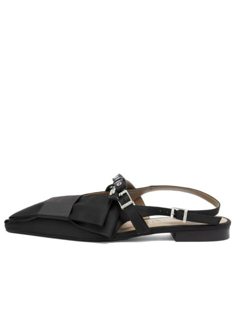 GANNI GANNI Big Bow Slingback Ballerina