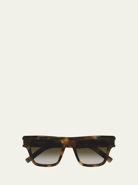 Men's SL 469 Acetate Rectangle Sunglasses