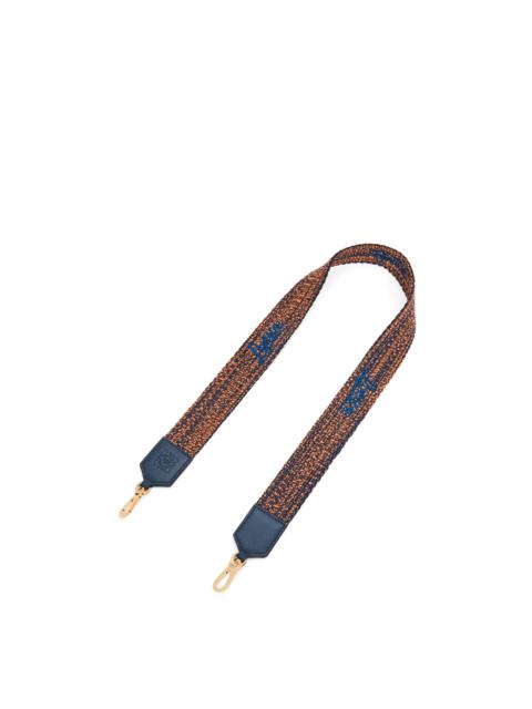 Loewe Melange strap in cotton and calfskin