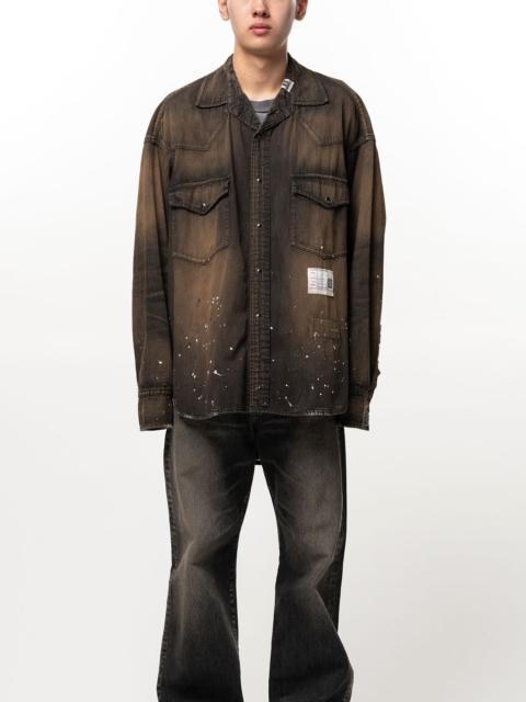 Maison MIHARAYASUHIRO Flatted Collar Denim Shirt