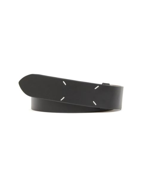 【送料&関税込】Maison Margiela Reversible Black Leather Bel Maison Margiela Reversible Black Leather Belt