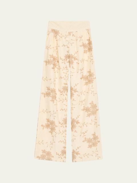RAMY BROOK Heidi Beaded Wide-Leg Pants