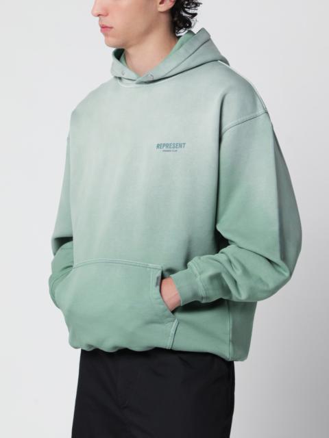 REPRESENT Washed aloe green hoodie