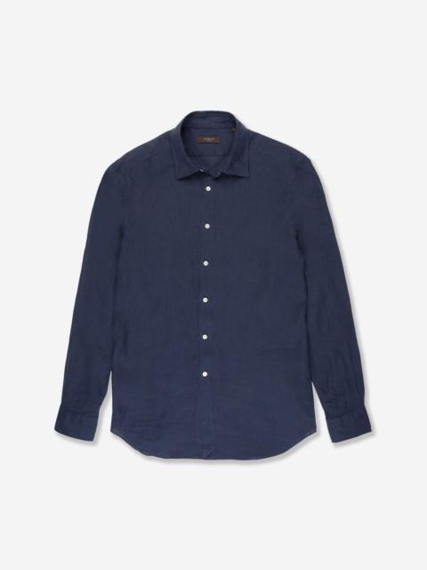 SLOWEAR Regular fit linen shirt