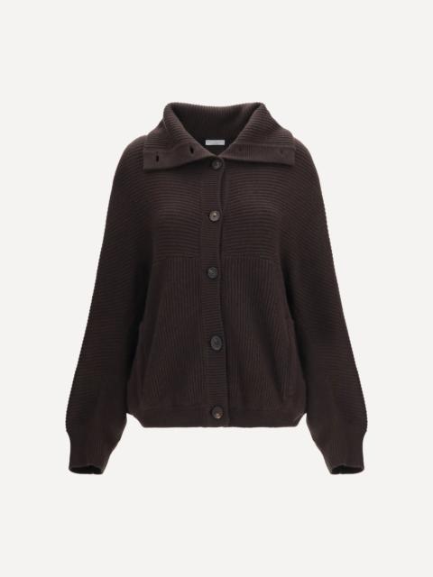 Brunello Cucinelli High neck cashmere Cardigan