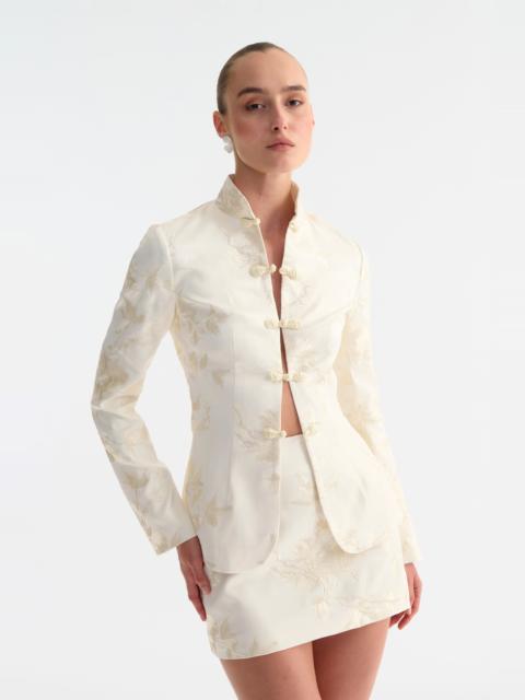 SAU LEE ROAN SATIN TANG JACKET
