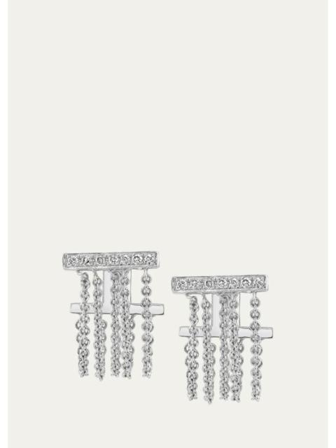 SYDNEY EVAN 14K White Gold & 0.06 TCW Diamond Drop Earrings