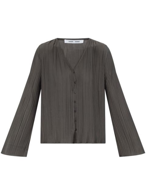 SAMSØE SAMSØE Sauma plissé blouse