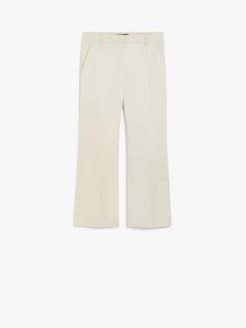 WEEKEND Max Mara BOSSO Stretch gabardine flared trousers
