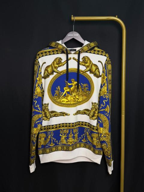 VERSACE Versace Egyptian Leopard Print Hooded Sweatshirt