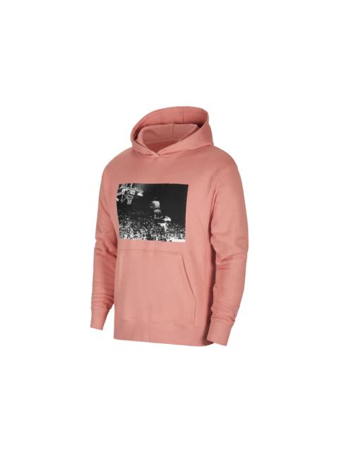 Jordan Jordan UNION FLC Image Hoodie Rust Pink