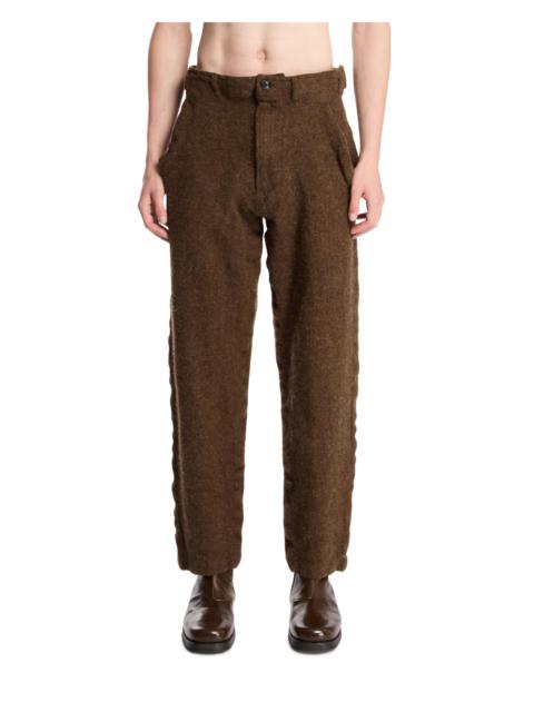 Comme des Garçons SHIRT Brown Wool Trousers