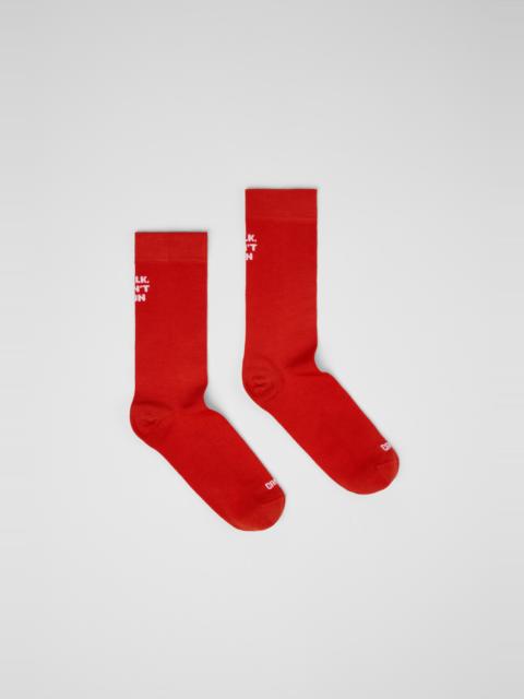 CAMPER Red Seacell mid-length socks Red Seacell mid-length socks