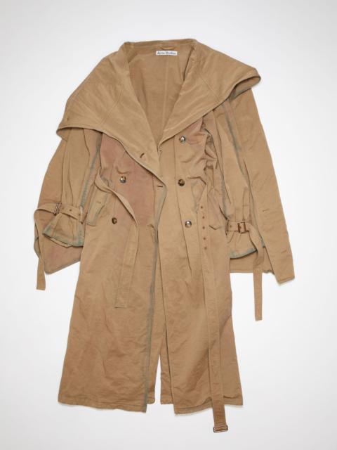 Shawl collar trench coat - Beige