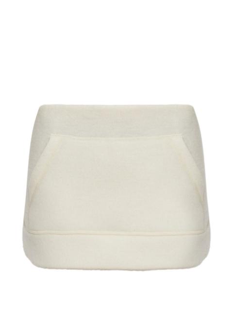 DSQUARED2 pouch-pocket wool skirt