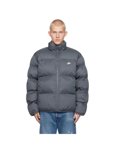 Nike Gray Sportswear Club Puffer Jacket