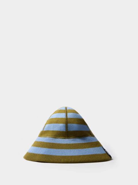MAGLIAUNITA BUCKET HAT / green and blue stripes
