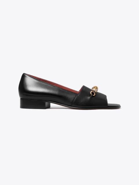 TORY BURCH Runway Chain Peep-Toe