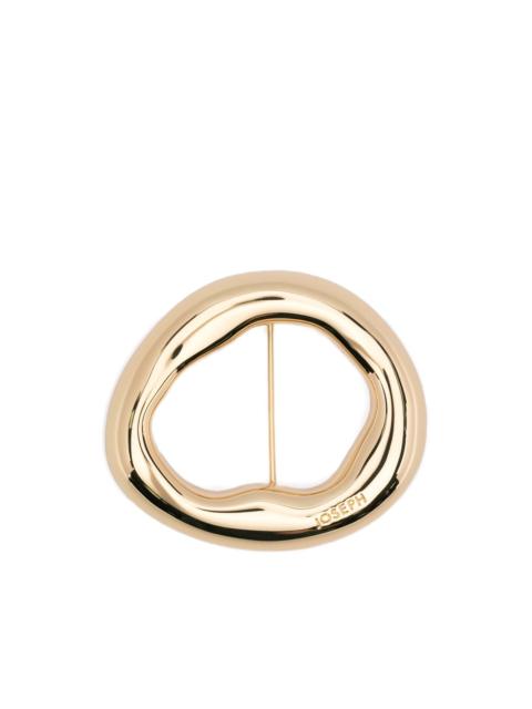 JOSEPH Bean logo-detail brooch