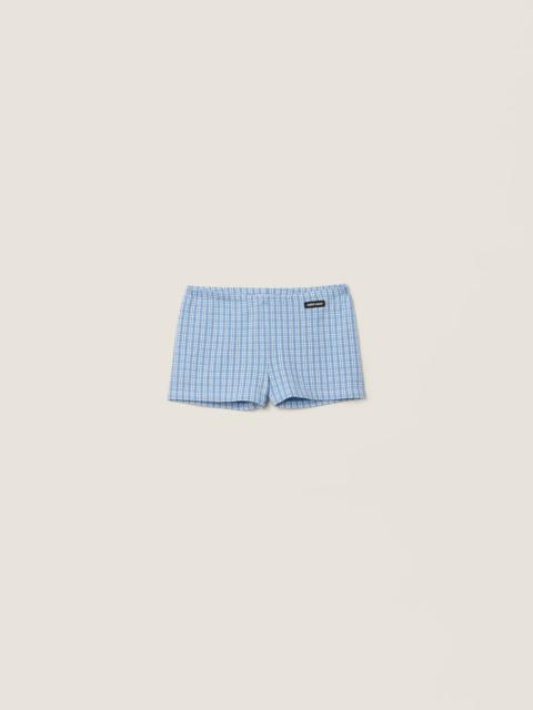 Miu Miu Cashmere and silk shorts