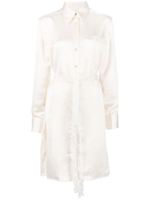 WALES BONNER long-sleeve shirt dress