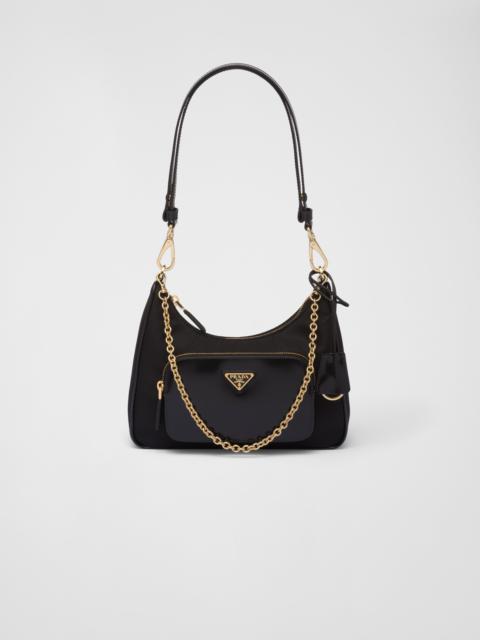 Prada Re-Nylon and brushed leather mini-bag