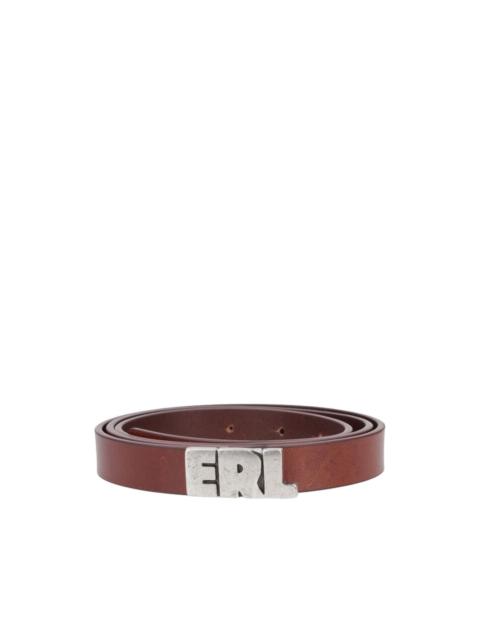 ERL logo-plaque belt