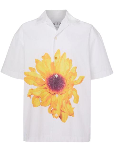 JW Anderson floral-print cotton shirt