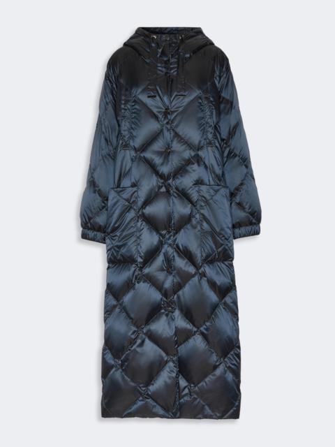 Max Mara ABETE Long puffer in quilted water-repellent fabric - MIDNIGHTBLUE