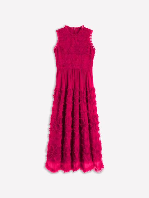 BODEN Tulle Bow Party Dress-Vibrant Pink