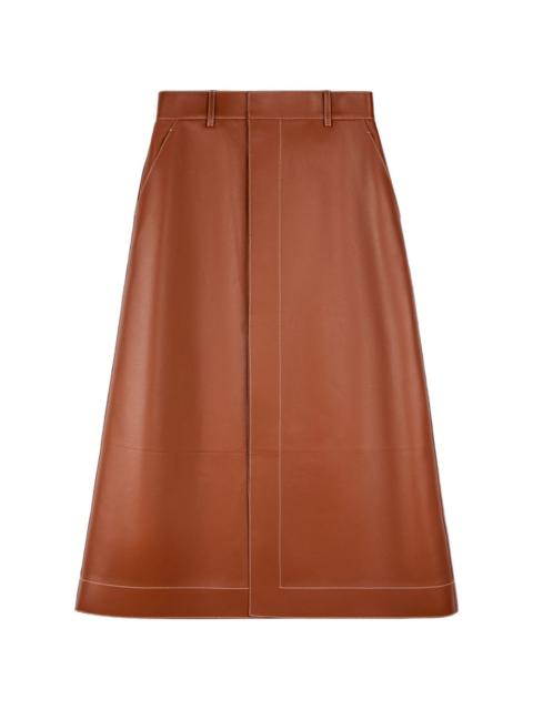 Tod's leather skirt
