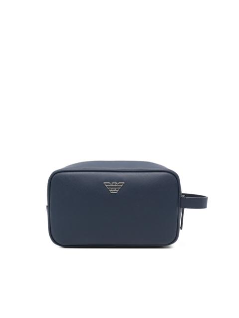 EMPORIO ARMANI logo wash bag