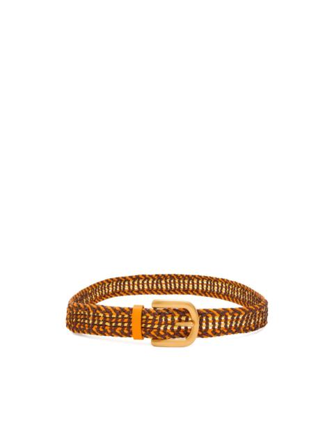 GABRIELA HEARST woven buckle belt
