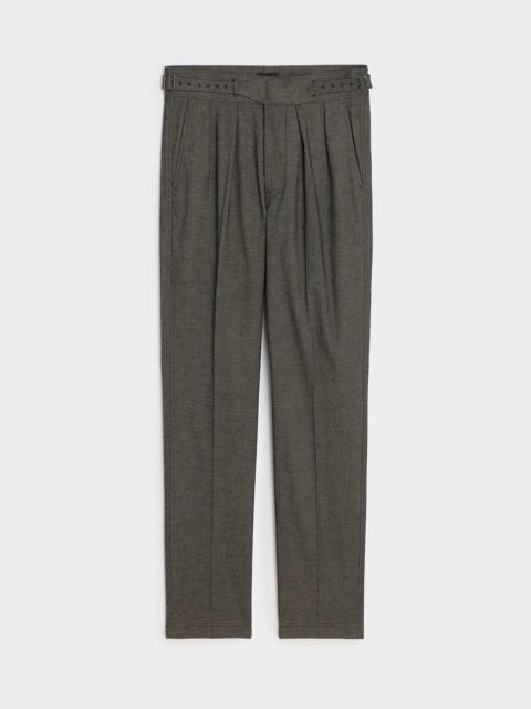 TODD SNYDER Italian Heathered Cotton Gurkha Trouser