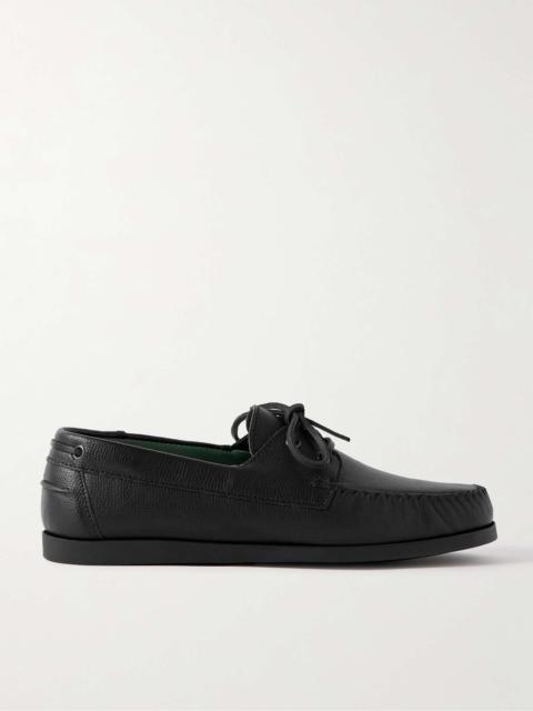 VINNY’s Boatman Full-Grain Leather Boat Shoes