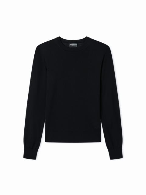 EMPORIO ARMANI PURE VIRGIN WOOL JUMPER