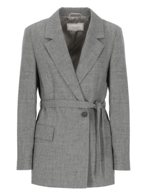 PESERICO belted blazer