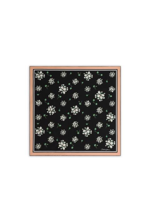 Dolce & Gabbana floral-pattern scarf